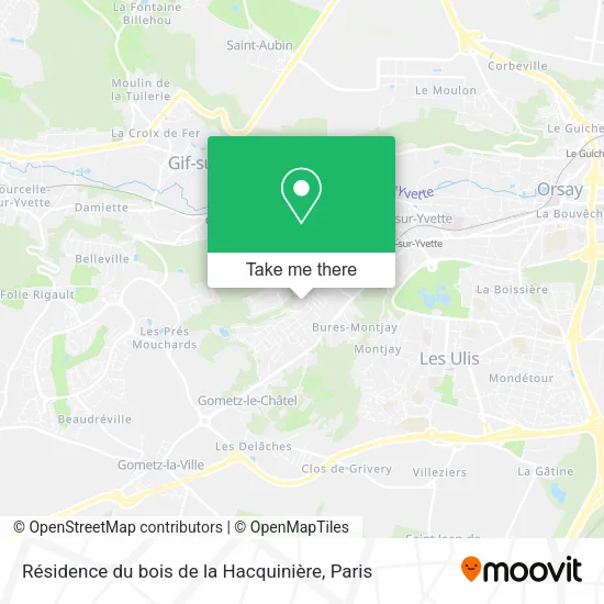 Résidence du bois de la Hacquinière map