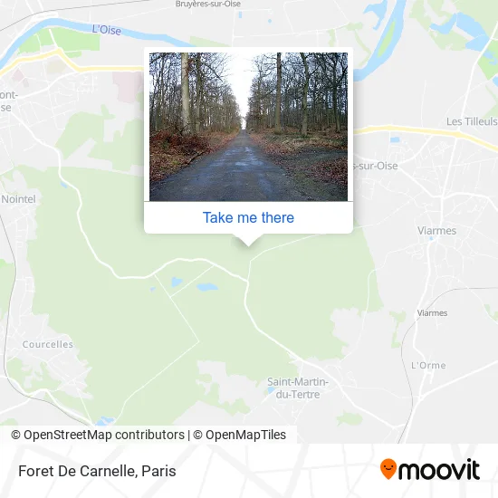 Foret De Carnelle map
