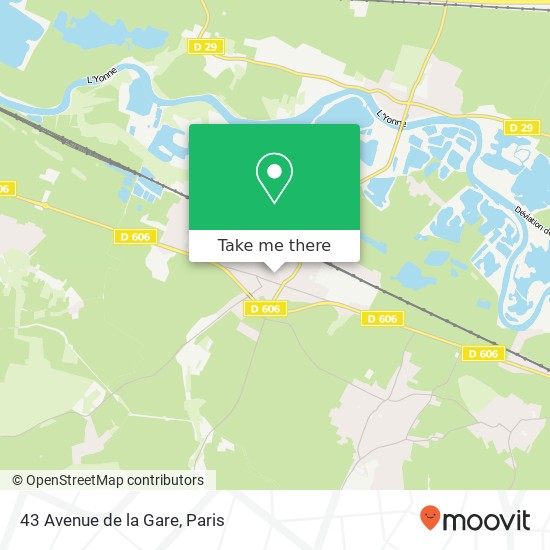 43 Avenue de la Gare map
