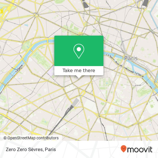 Mapa Zero Zero Sèvres