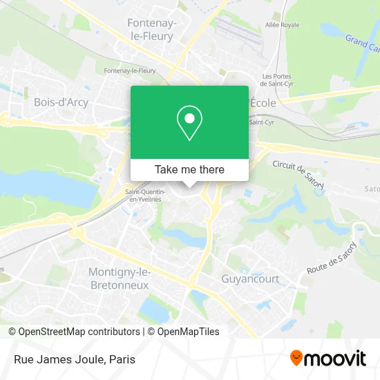 Rue James Joule map