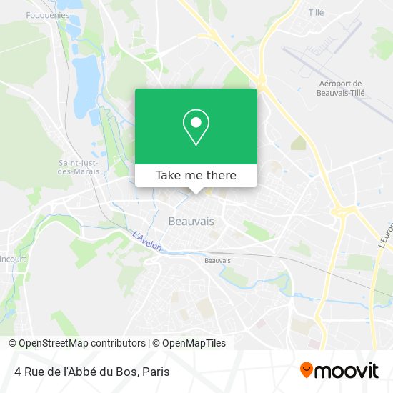 4 Rue de l'Abbé du Bos map