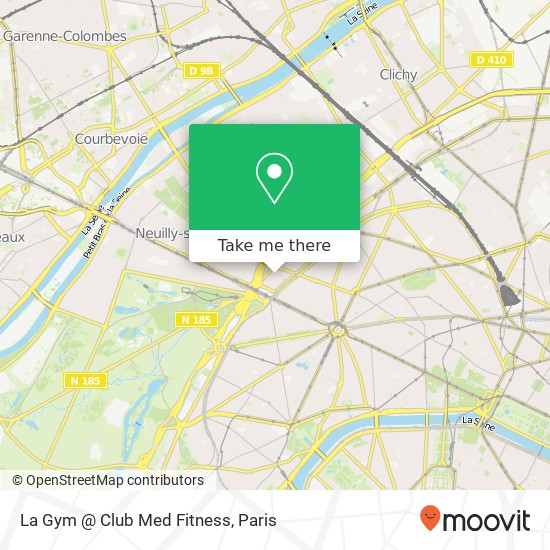 La Gym @ Club Med Fitness map