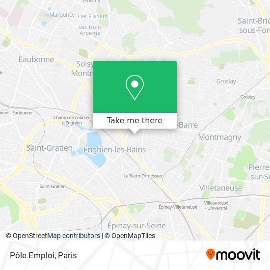 Mapa Pôle Emploi