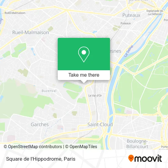 Square de l'Hippodrome map