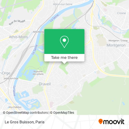 Le Gros Buisson map