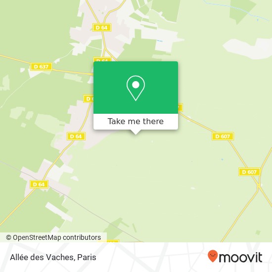 Allée des Vaches map