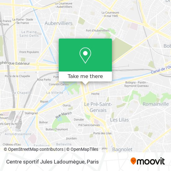 Centre sportif Jules Ladoumègue map