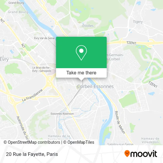 20 Rue la Fayette map