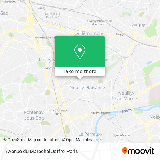 Avenue du Maréchal Joffre map