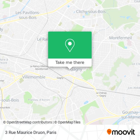 3 Rue Maurice Druon map