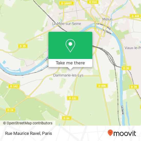 Mapa Rue Maurice Ravel