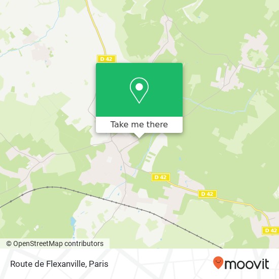 Route de Flexanville map