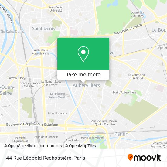 44 Rue Léopold Rechossière map
