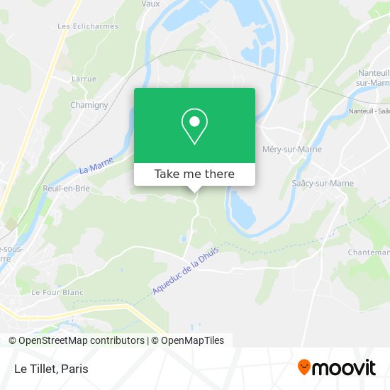 Le Tillet map