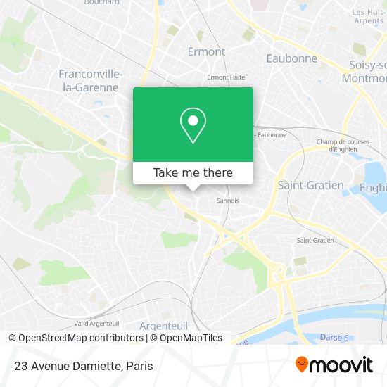23 Avenue Damiette map