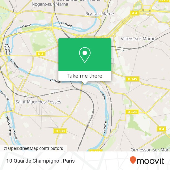 10 Quai de Champignol map