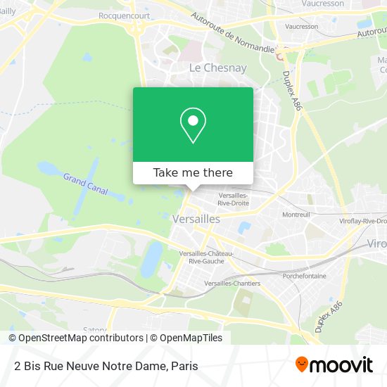2 Bis Rue Neuve Notre Dame map