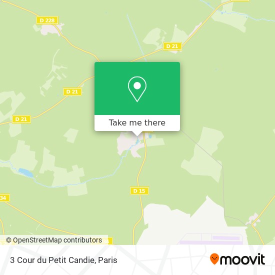 3 Cour du Petit Candie map