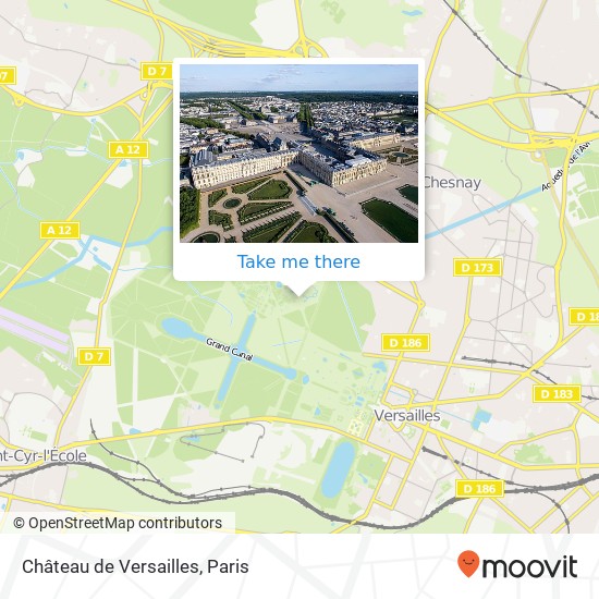 Mapa Château de Versailles