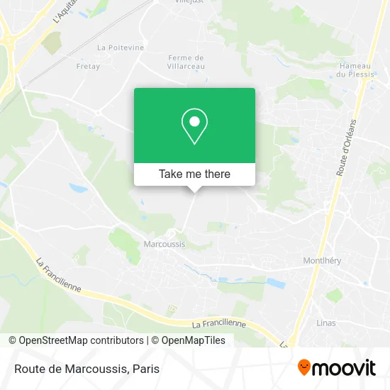 Route de Marcoussis map