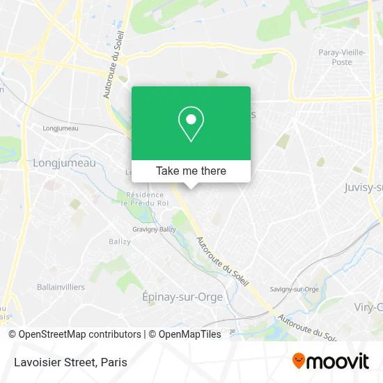 Rue Lavoisier map
