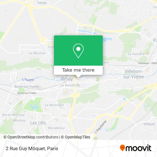 Mapa 2 Rue Guy Môquet