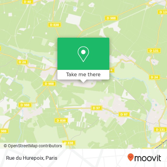 Mapa Rue du Hurepoix