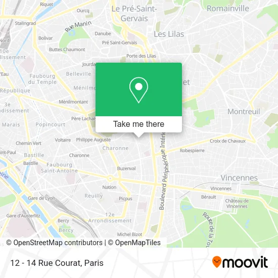12 - 14 Rue Courat map