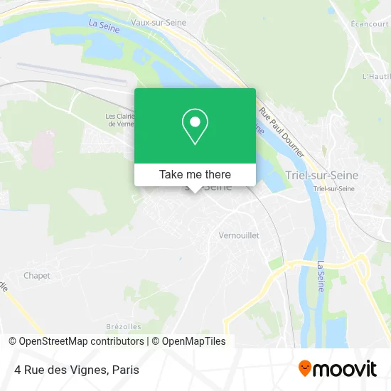 4 Rue des Vignes map
