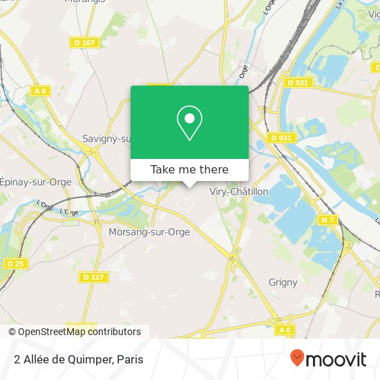 2 Allée de Quimper map