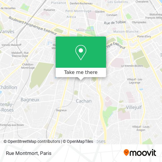 Mapa Rue Montmort