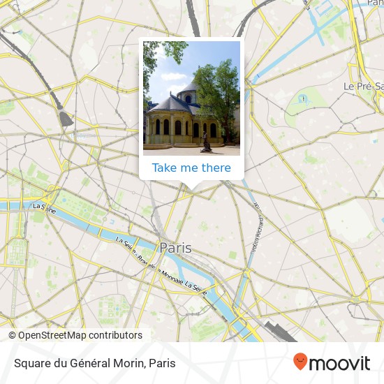 Square du Général Morin map