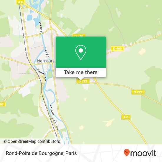 Mapa Rond-Point de Bourgogne