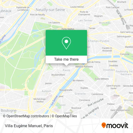 Villa Eugène Manuel map