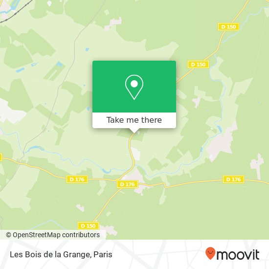 Mapa Les Bois de la Grange
