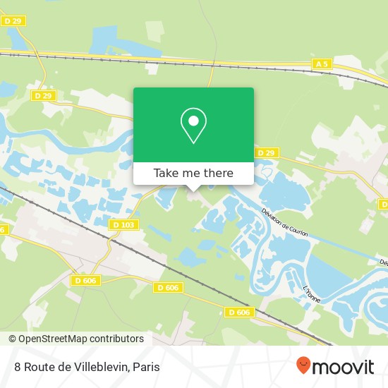 8 Route de Villeblevin map