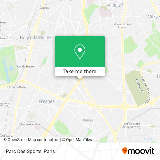 Mapa Parc Des Sports