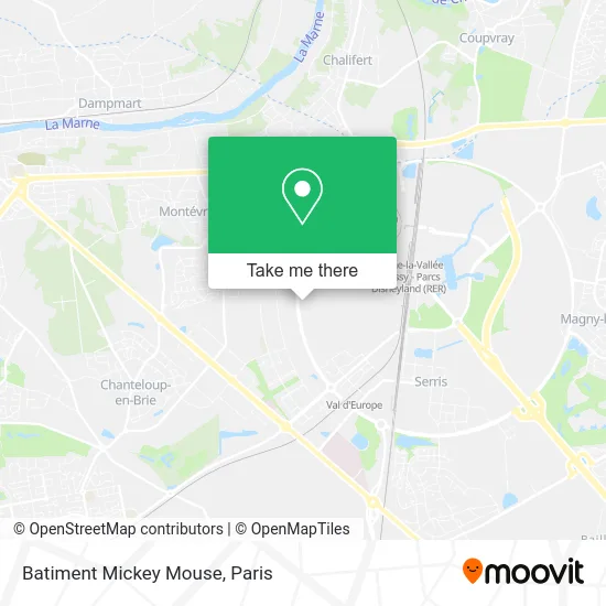 Batiment Mickey Mouse map