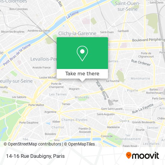 14-16 Rue Daubigny map