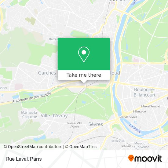Mapa Rue Laval