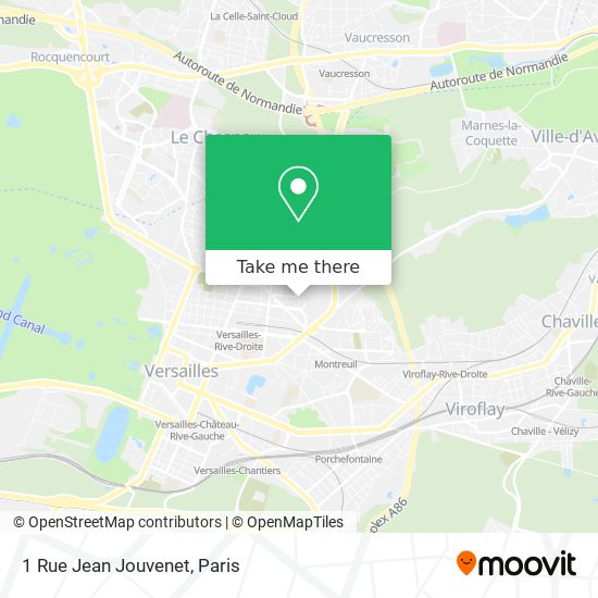 Mapa 1 Rue Jean Jouvenet