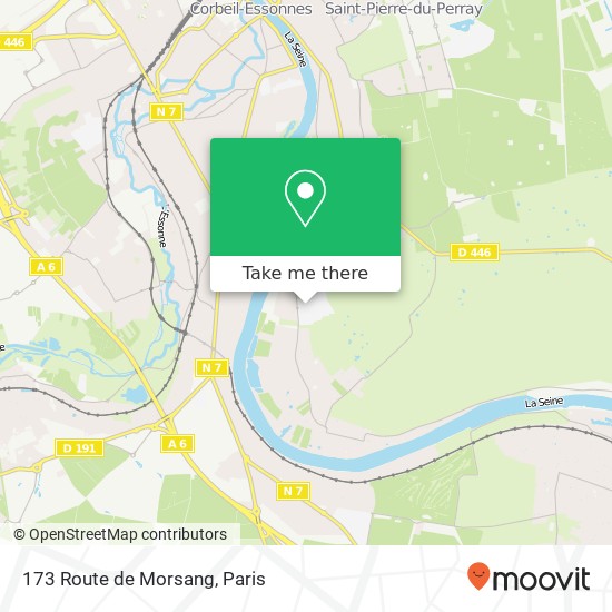 173 Route de Morsang map