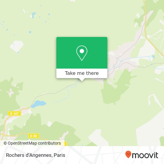 Mapa Rochers d'Angennes