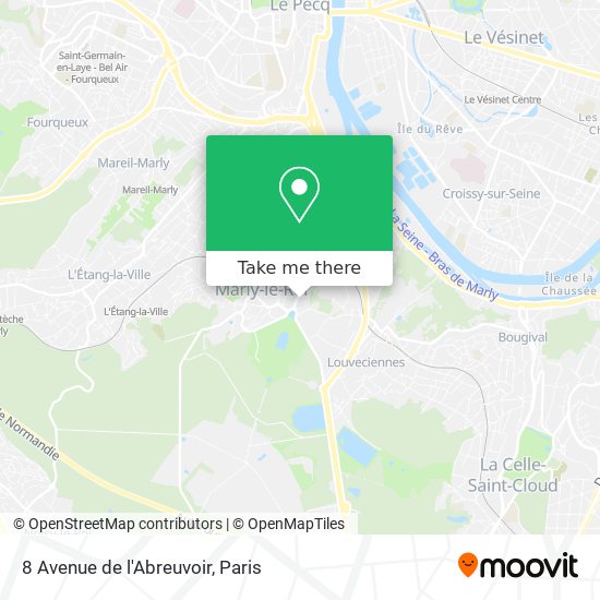 8 Avenue de l'Abreuvoir map