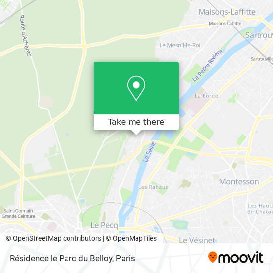 Résidence le Parc du Belloy map