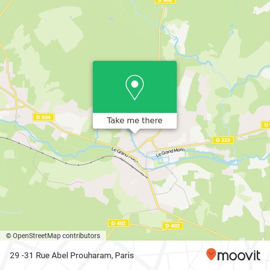 Mapa 29 -31 Rue Abel Prouharam
