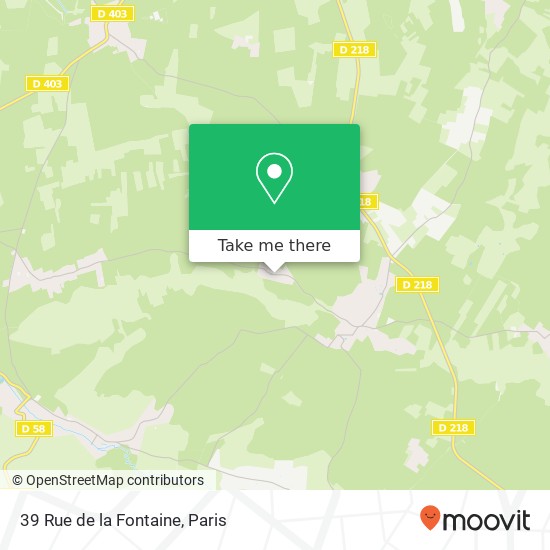 Mapa 39 Rue de la Fontaine
