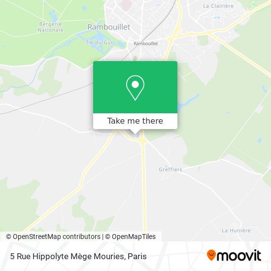 5 Rue Hippolyte Mège Mouries map