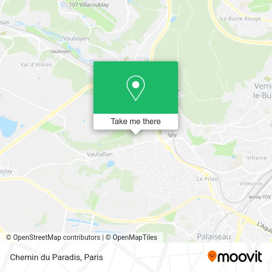 Chemin du Paradis map